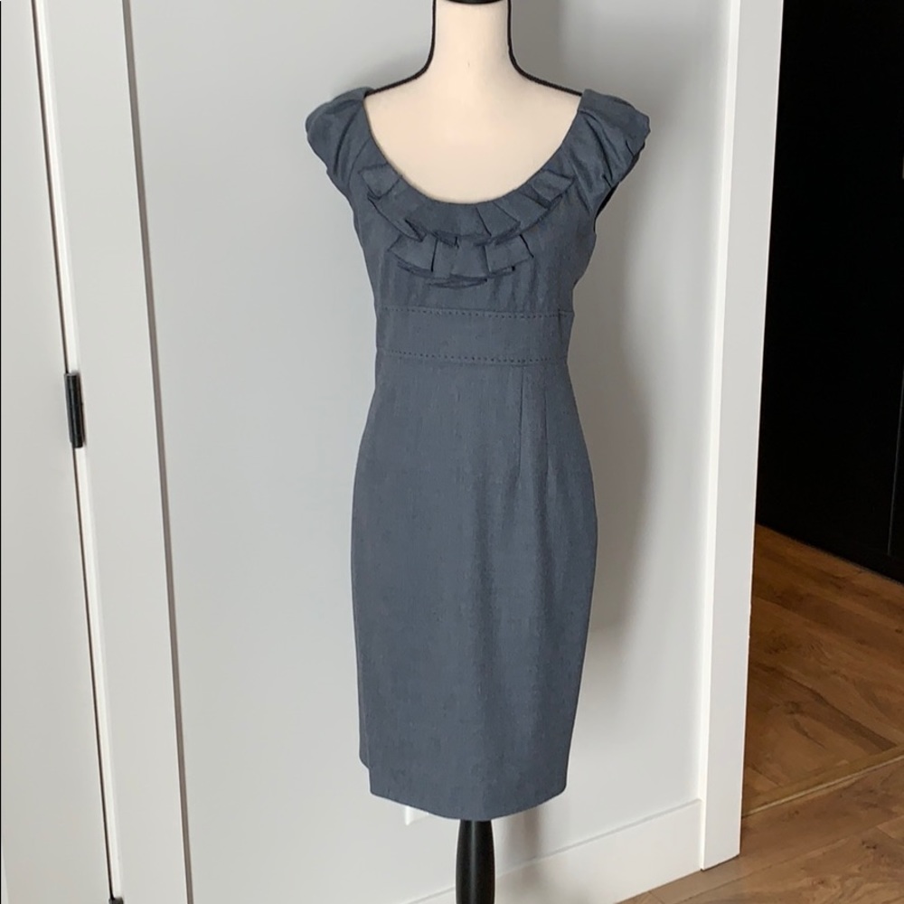 Rebecca Taylor blue shift dress